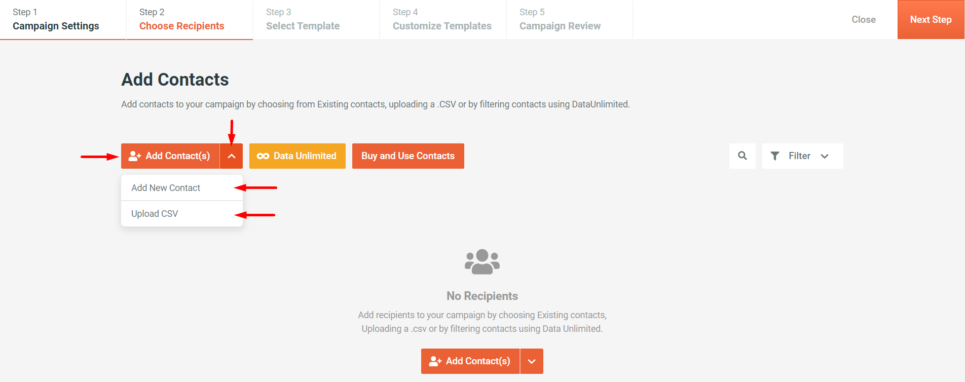 Getting started #5 - Create a Campaign - 3 - Step 2.png