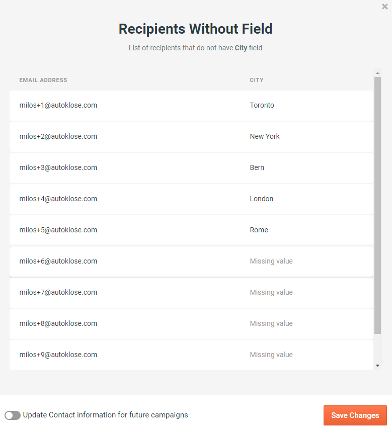 Getting started #5 - Create a Campaign - 11 - Recipients Without Fields.png