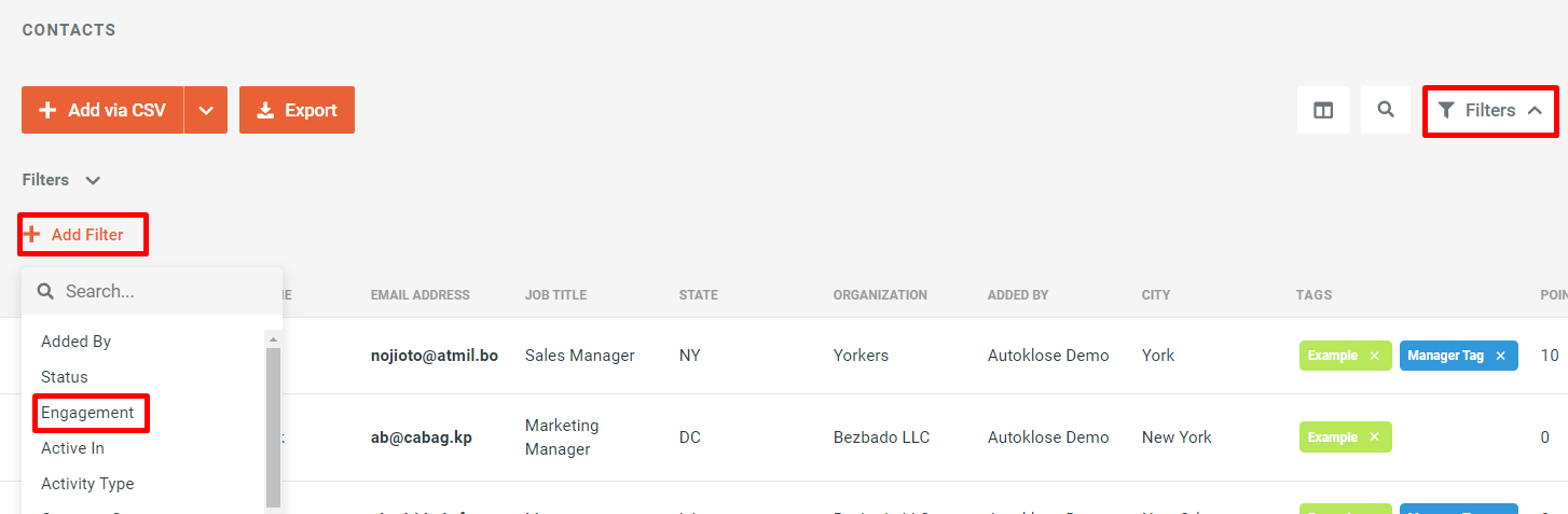 Unengaged Contacts - 2 - Filter in Contact section.png