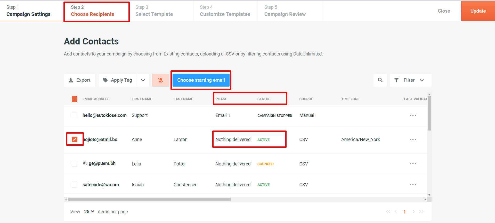 Set Starting Email and Date for imported recipients - 4 - Choose Starting Email.png