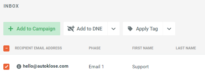 Autoklose Inbox page - 5 - Additional Toolbar Options.png