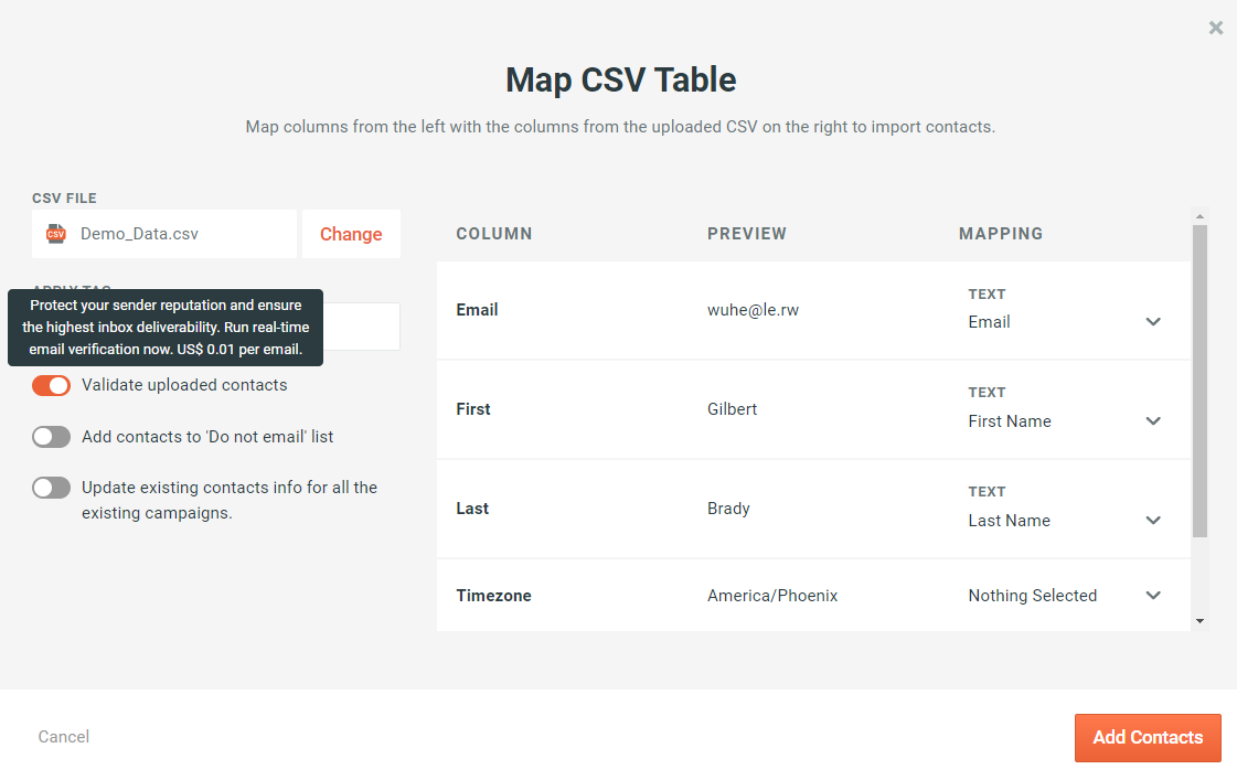 Email verification- AutoVerify - 3 - How To Validate from CSV file.png