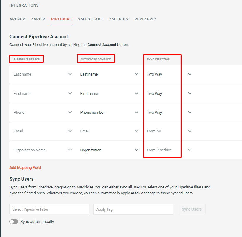 Autoklose integration with Pipedrive - 2 - Mapping.png