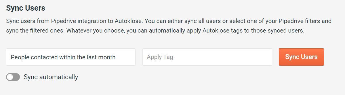 Autoklose integration with Pipedrive - 3 - Sync Users.png