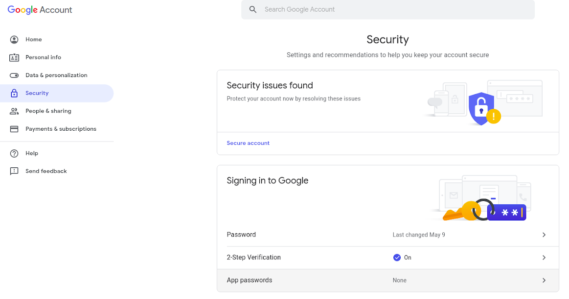 Set up 2-step verification for Google accounts - 6 - App Passwords.png