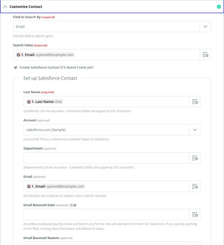 Salesforce- Zapier Integration - 9 - Customize Contact 1.png