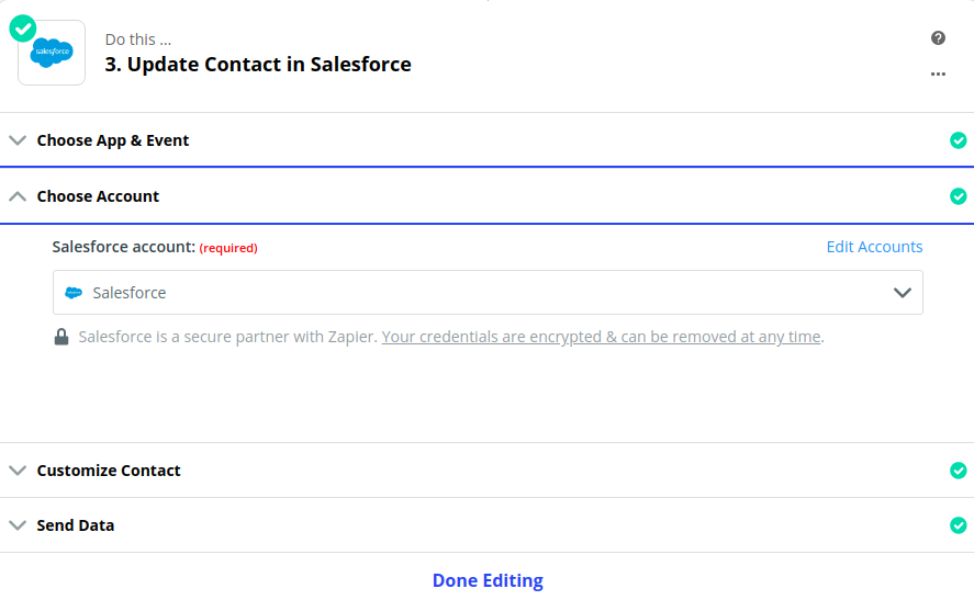 Salesforce- Zapier Integration - 12 - Choose SF account.png