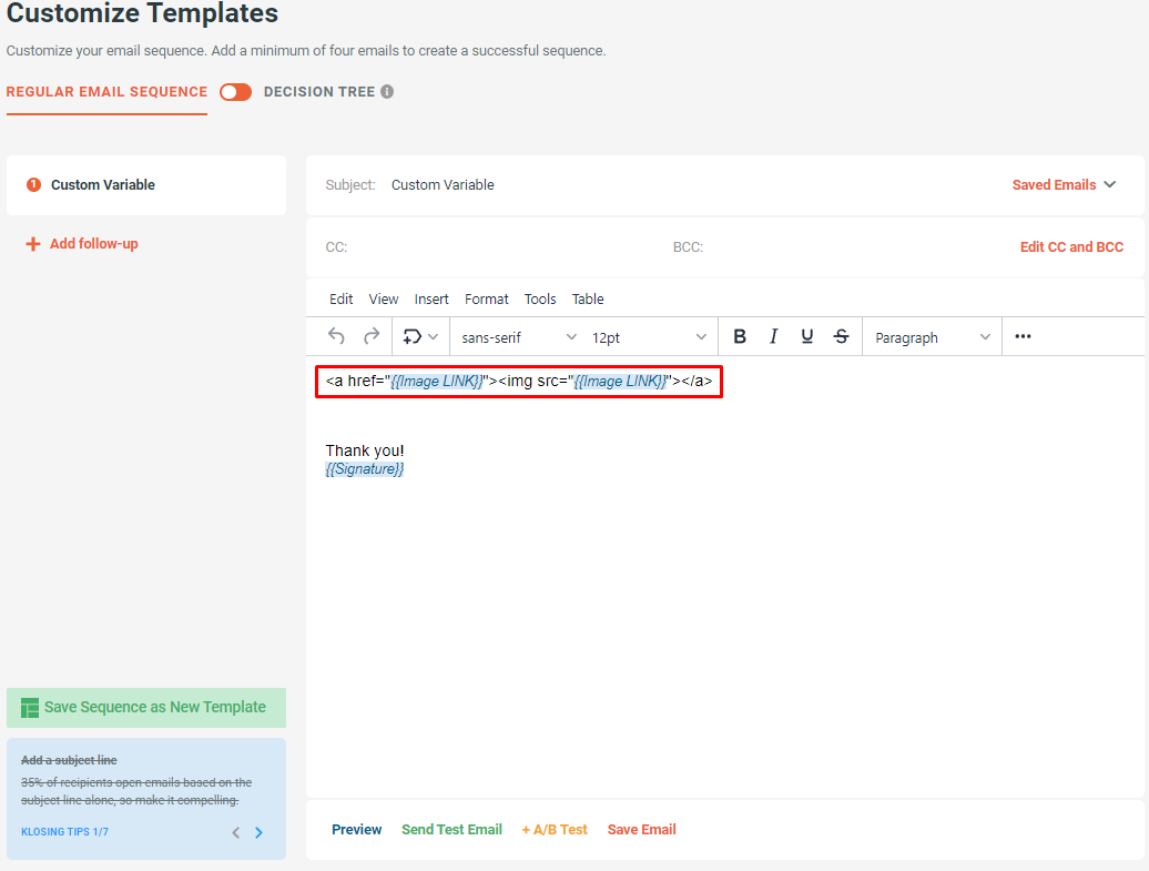 Create a Custom Variable - 5 - Image as hyperlink code.png