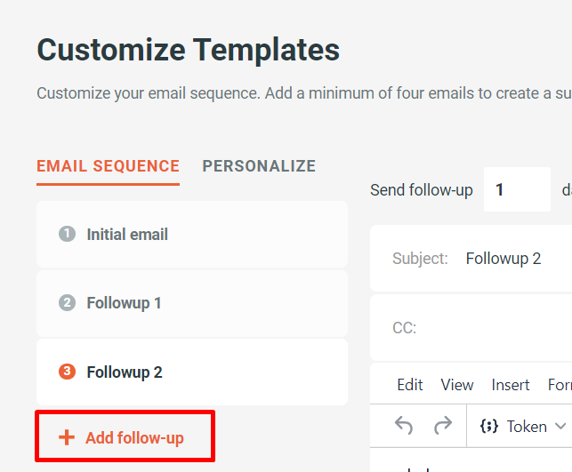 How to restart a paused finished campaign - 6 - Add followup.png