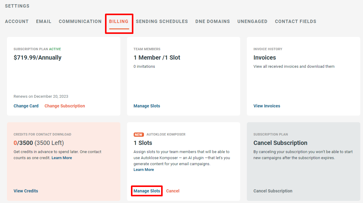 How to purchase and manage Autoklose Komposer slots - 1 - Manage Slots.png