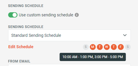 Create different sending schedules - 8 - Hover Over for more details.png