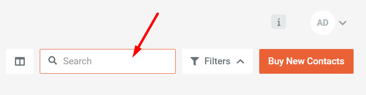 Change recipient status in campaign manually - 2 - Search In Contacts.png