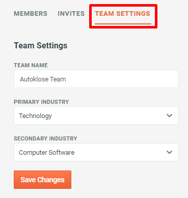 How to change my team name as well as the industry - 1 - Choose Team Settings.png